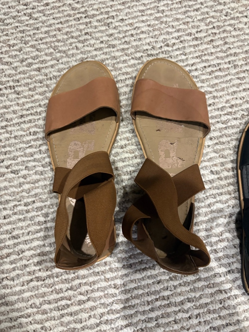 Women’s Sorel Brown Strappy Flat Sandals